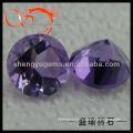 round cut loose real natural amethyst stone(AMRD-6mm)